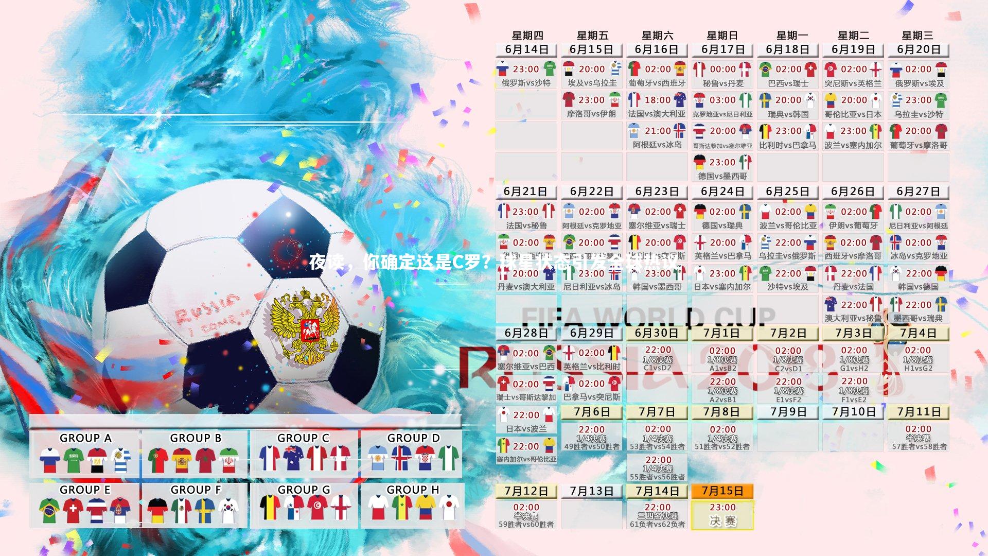 夜读，你确定这是C罗？球星状态引发全球热议